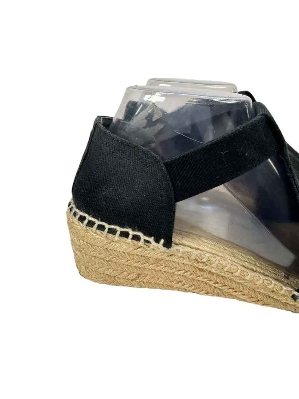Tory Burch Catalina 3 Black Espadrille Wedge Sandals Resort Chic Womens 10
